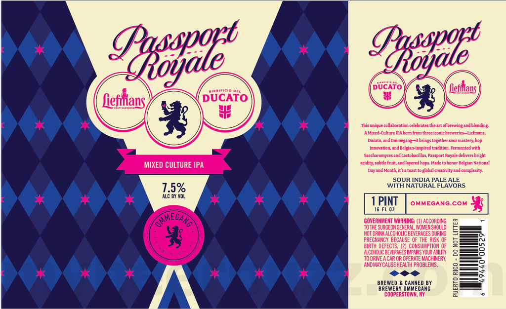 Brewery Ommegang, Liefmans & Birrificio Del Ducato Collaborate On Passport Royale