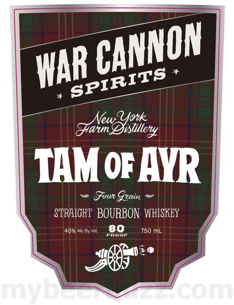 War Cannon Spirits Tam Of Ayr Four Grain Straight Bourbon Whiskey