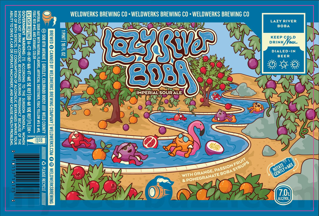 WeldWerks Adding Lazy River Boba Imperial Sour Ale