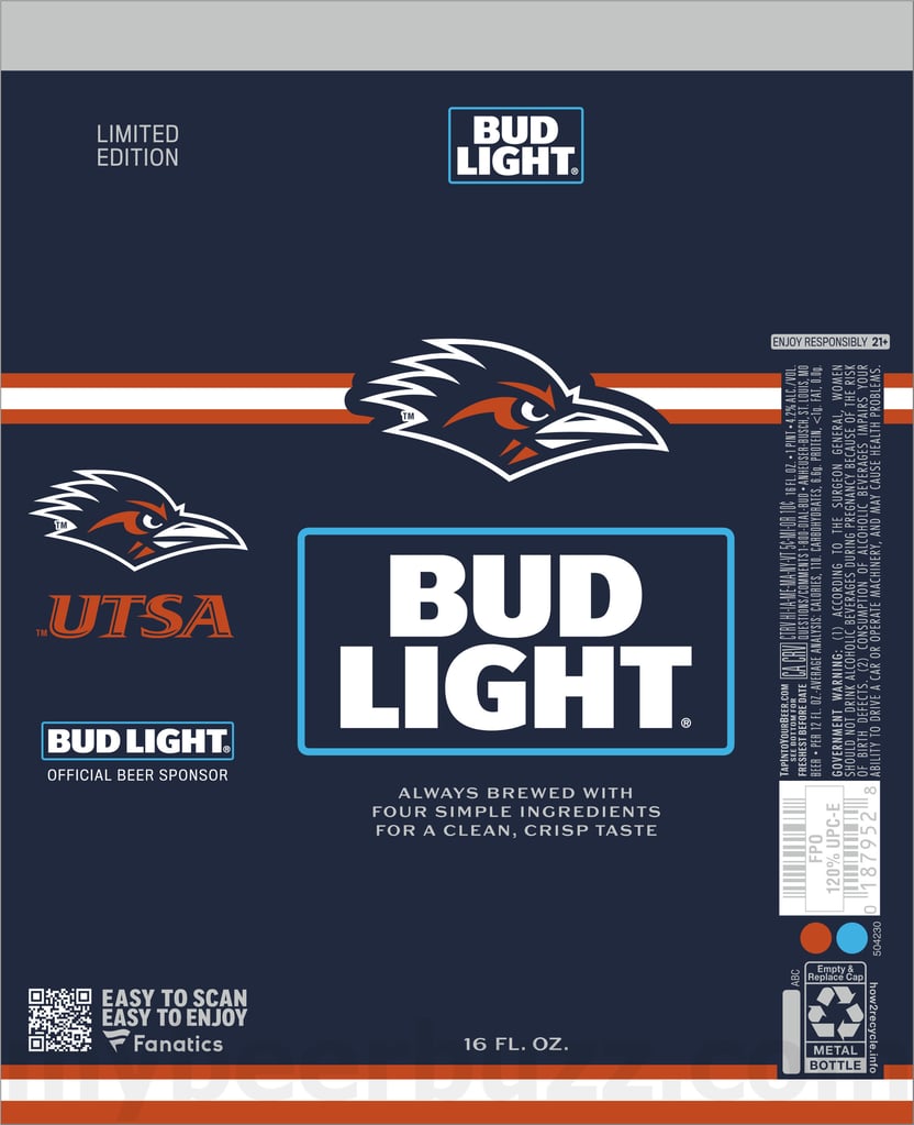 Bud Light Adding College Football Fanatics Packaging / Fanatics Team Cans