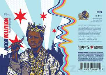 Revolution Brewing & Moor’s Brewing Team Up For Moorvolution Polish-Style Pilsner For Barrel & Flow Fest