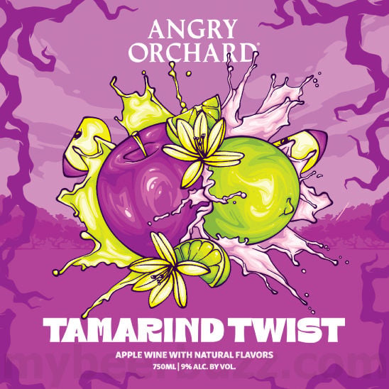 2025 Angry Orchard Tamarind Twist Bottles.