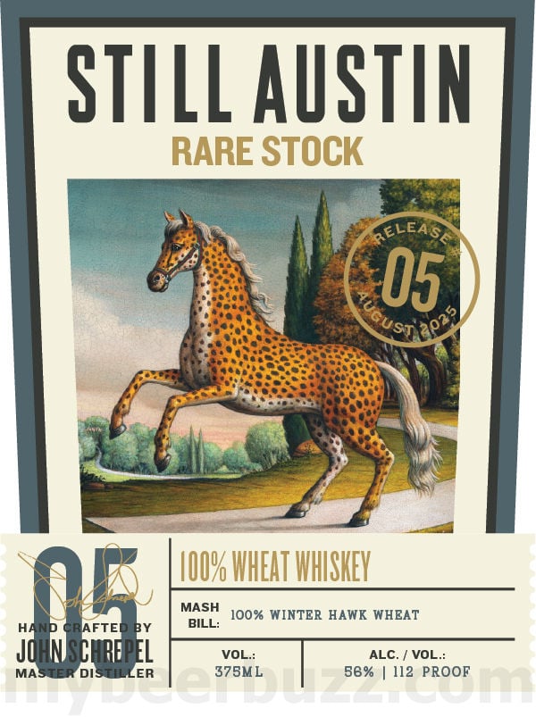 2025 Still Austin Wheat Whiskey 375ml Bottles.