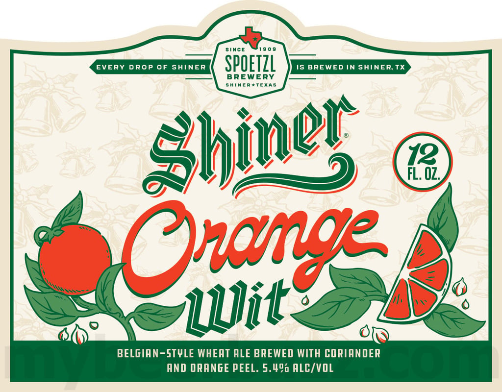 Shiner Adding Orange Wit Belgian-Style Wheat Ale