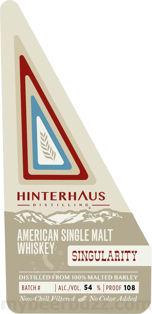 Hinterhaus Distilling Singularity American Single Malt Whiskey