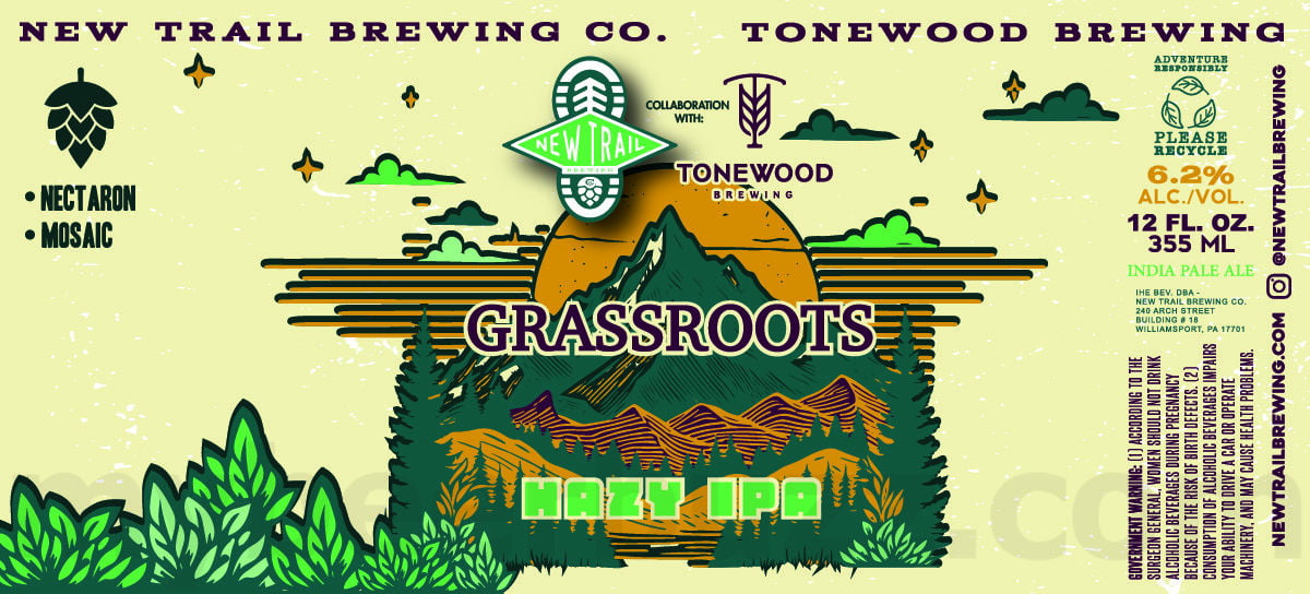 2025 New Trail Tonewood Grassroots Cans.