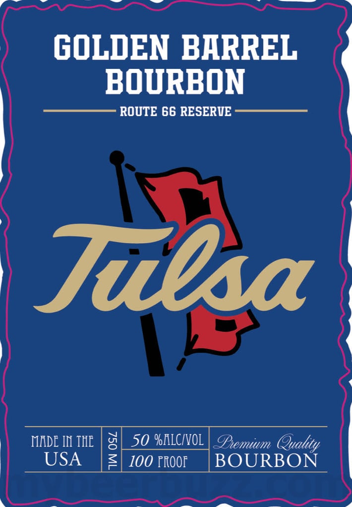 Horchatown Distilling Golden Barrel Bourbon Route 66 Reserve Tulsa Premium Quality Bourbon