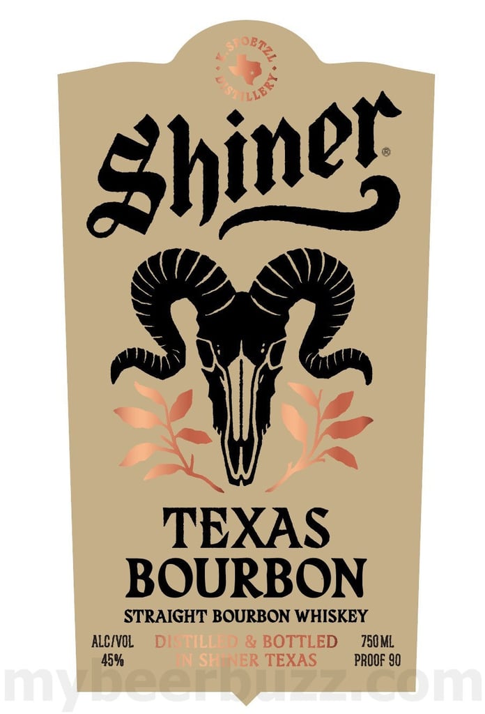 K. Spoetzl Distillery Shiner Texas Bourbon Straight Bourbon Whiskey