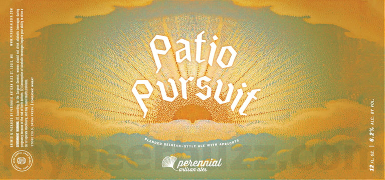2025 Perennial Artisan Ales Patio Pursuit 12oz Cans.
