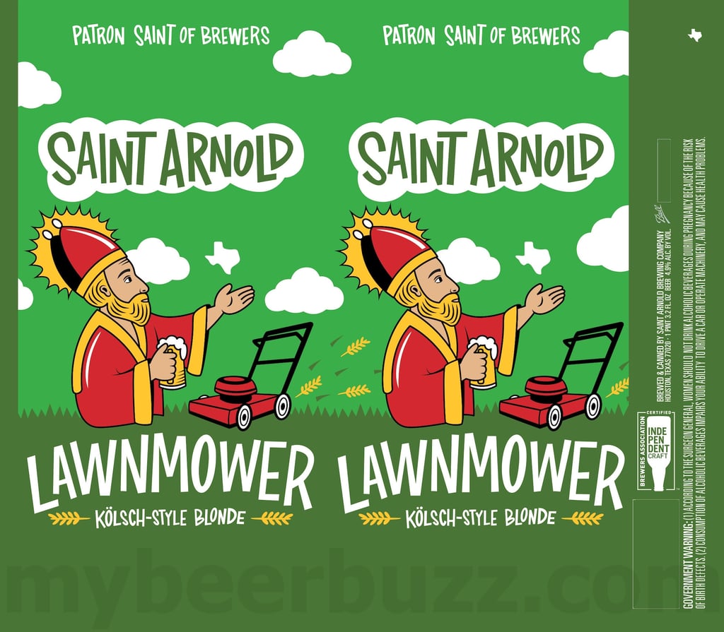 Saint Arnold Updating Lawnmower Kölsch & Adding Hefeweizen Cans