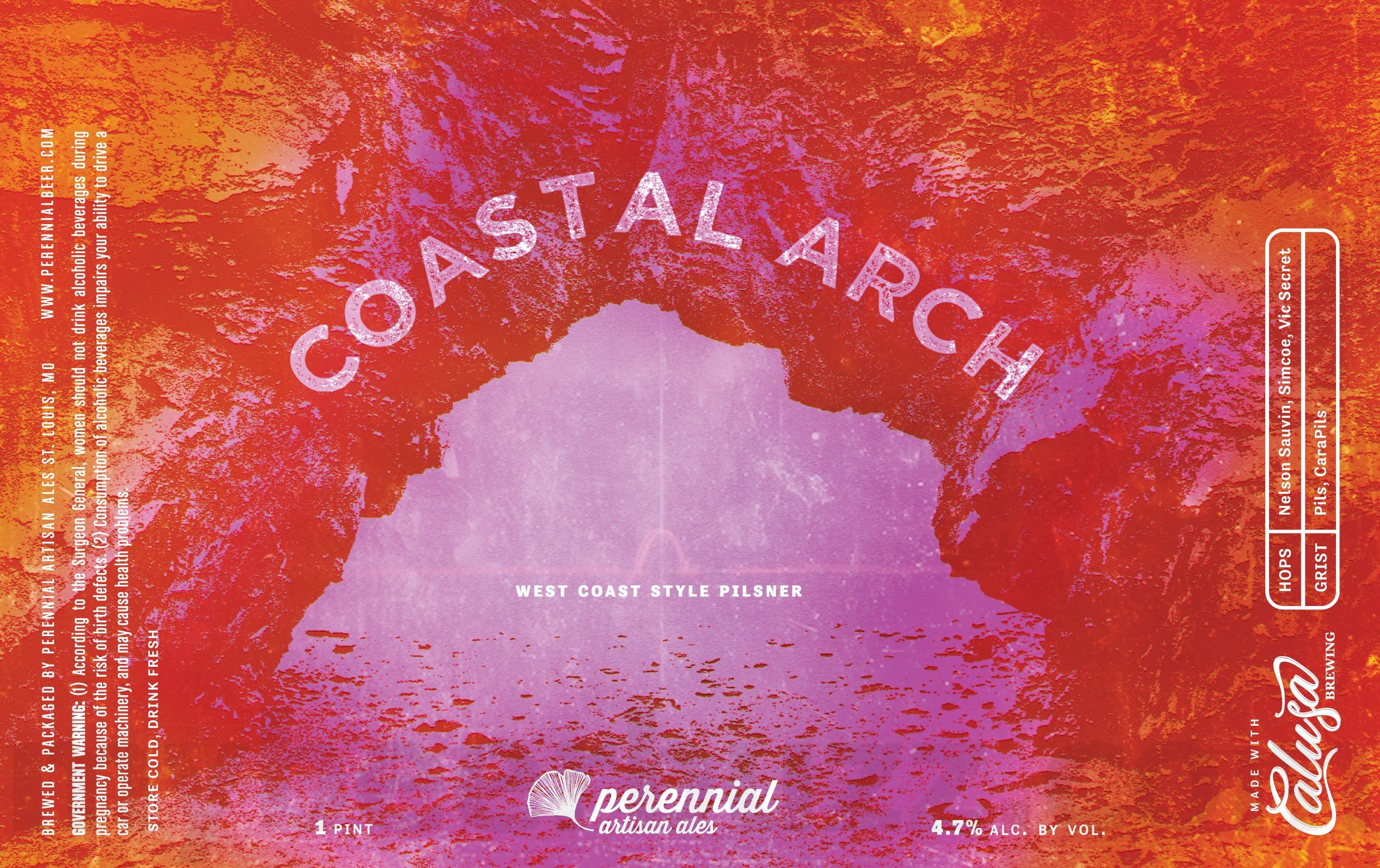 2025 Perennial Artisan Ales Coastal Arch 16oz Cans
