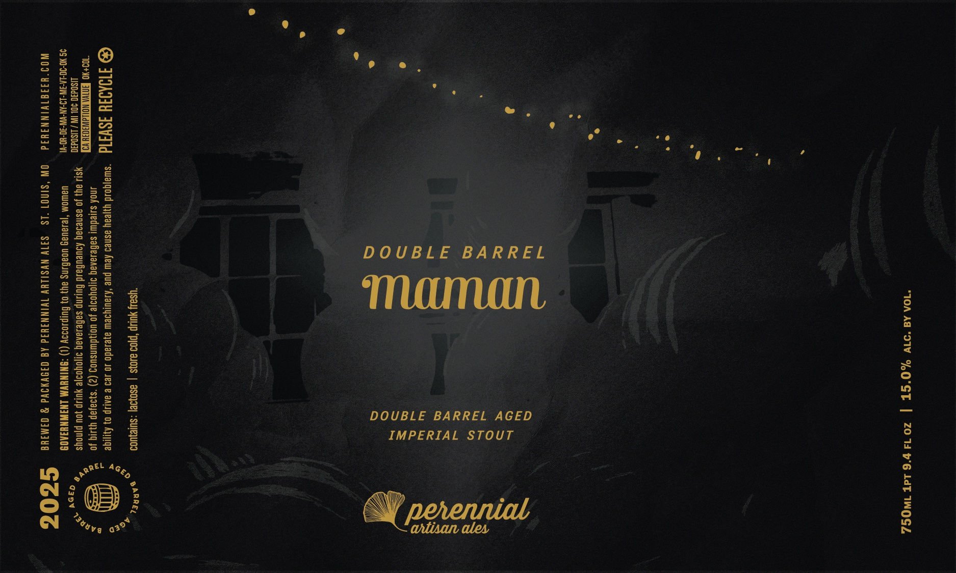 2025 Perennial Artisan Ales Double Maman 750ml Bottles