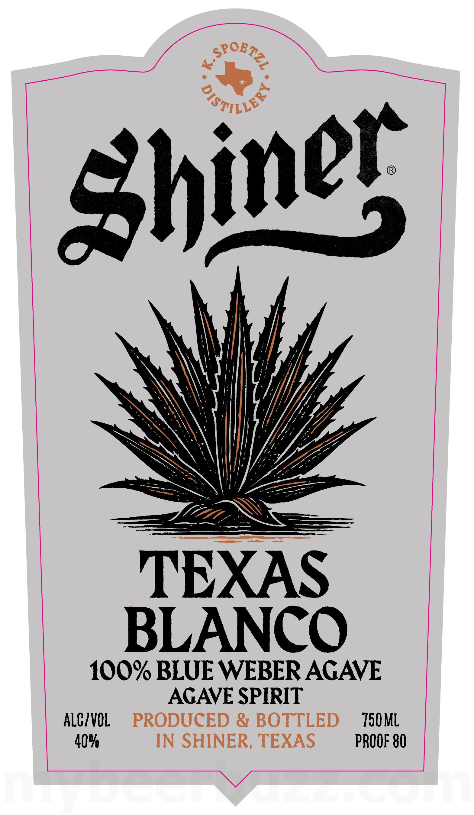 2025 Shoner Texas Blanco 750ml Bottle