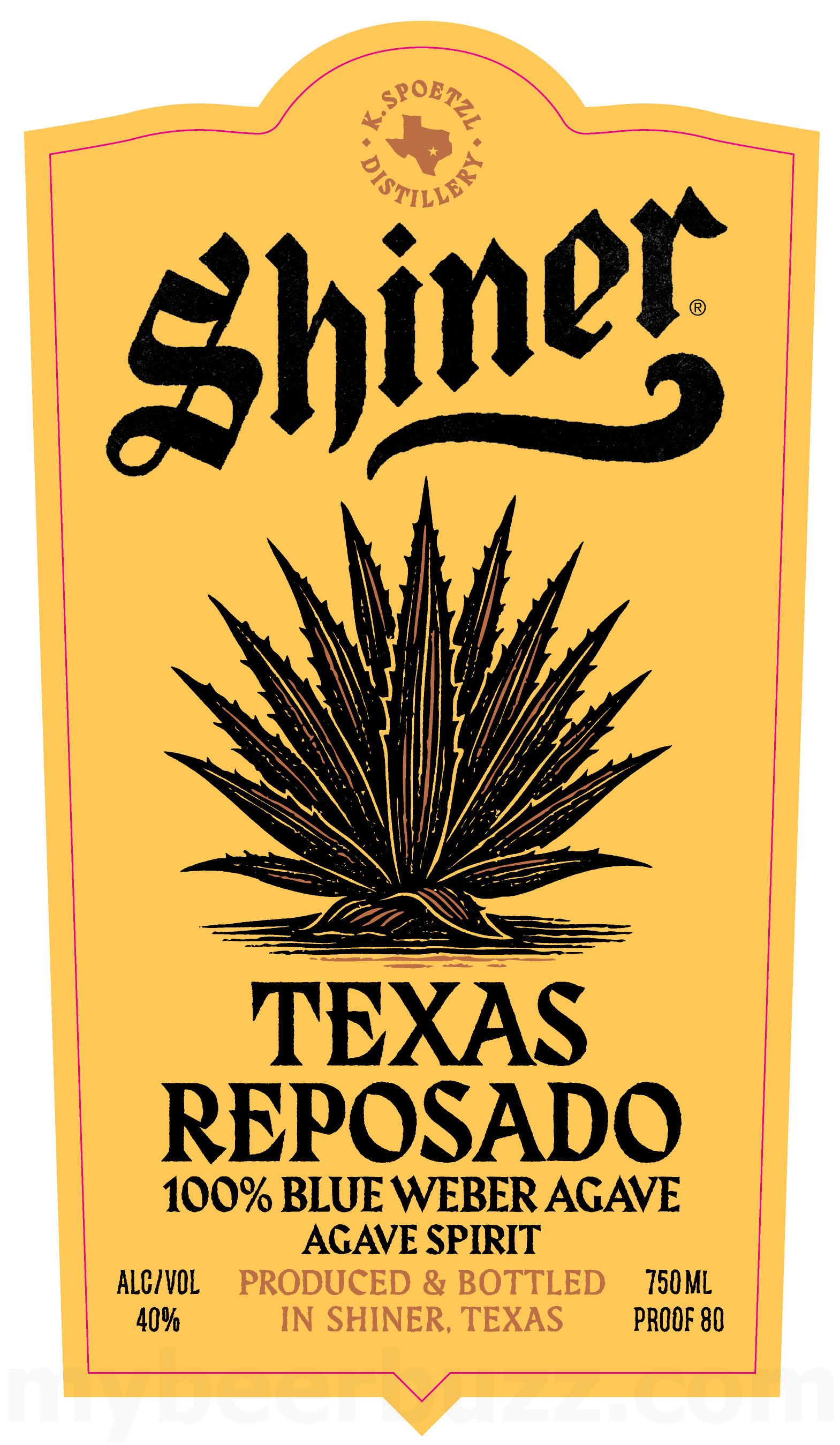 2025 Shiner Texas Reposado 750ml Bottles
