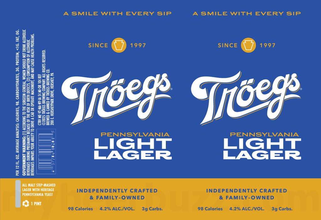 2026 Troegs Pennsylvania Light Lager 16-oz Cans
