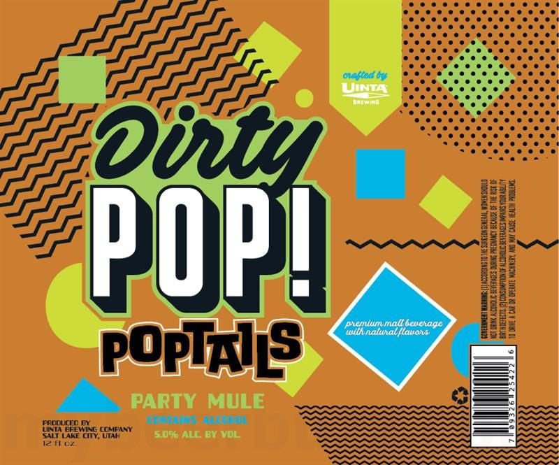 2026 Uinta Dirty Pop Poptails Paryt Mule 12-oz Cans