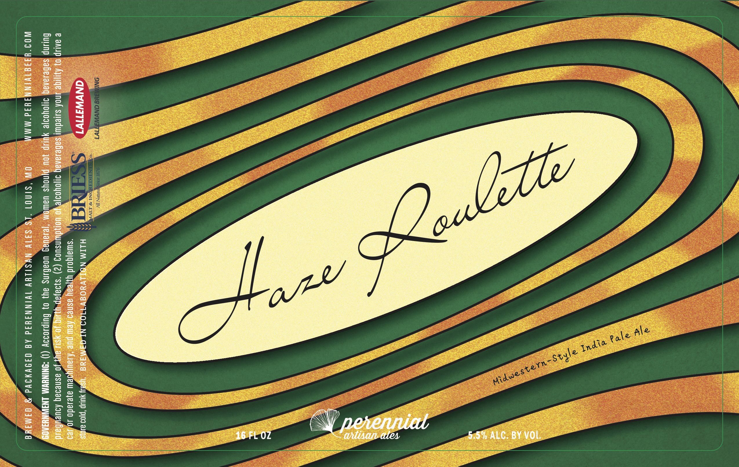 2026 Perennial Artisan Ales haze Roulette 16-oz Cans