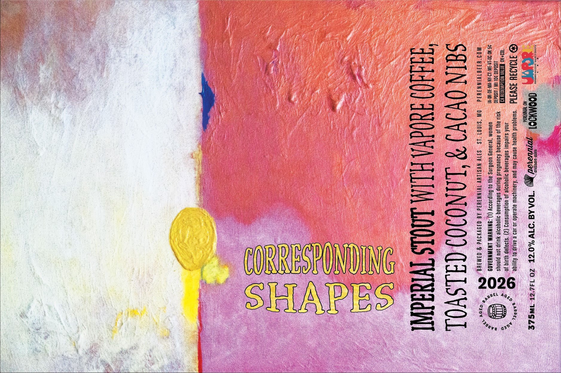 2026 Perrenial Artisan Ales Corresponding 12-oz CansShapes