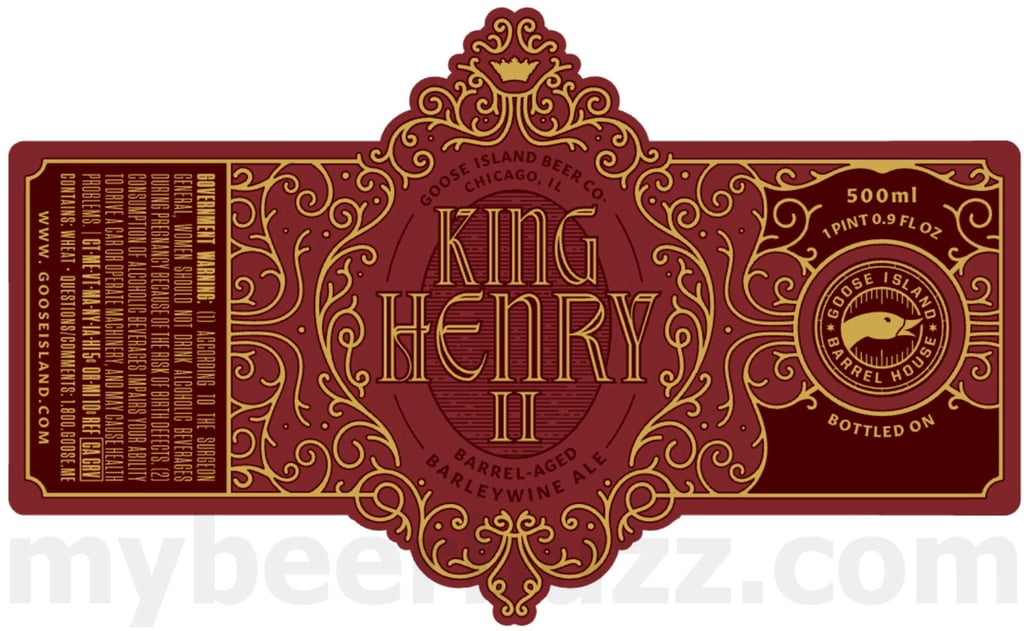 Goose Island Adding King Henry II Barrel-Aged Barleywine Ale
