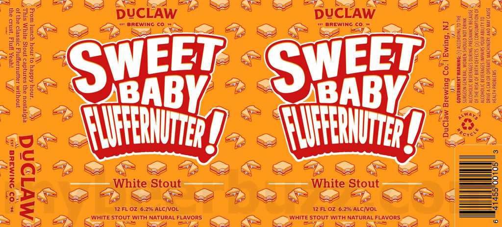 DuClaw Working On Sweet Baby Fluffernutter White Stout Cans / Unicorn Farts Pink Lemonade