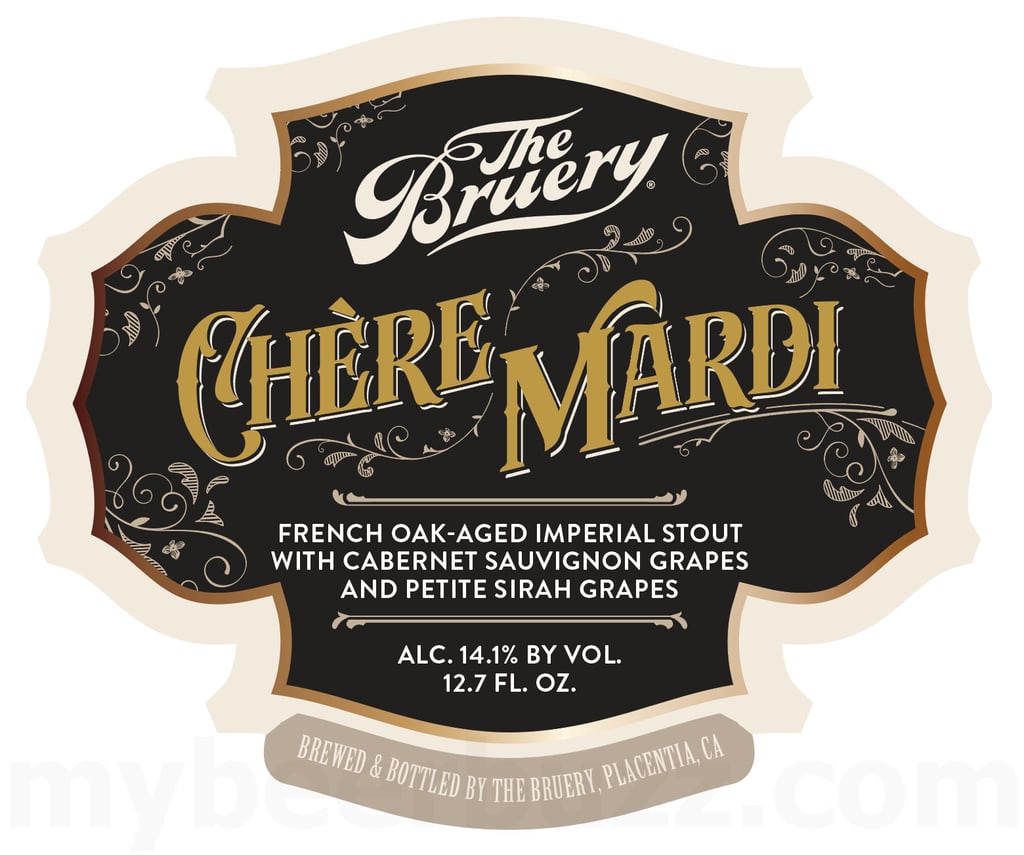 The Bruery Adding Chére Mardi Imperial Stout Bottles