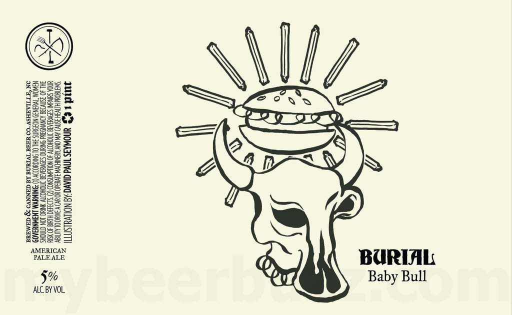 2025 Burial Beer baby Bull 16oz Cans