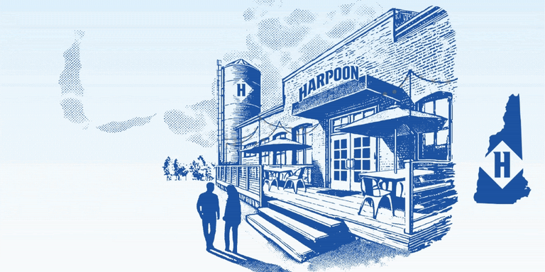 Barrel One Collective Harpoon Brewery Graphic.