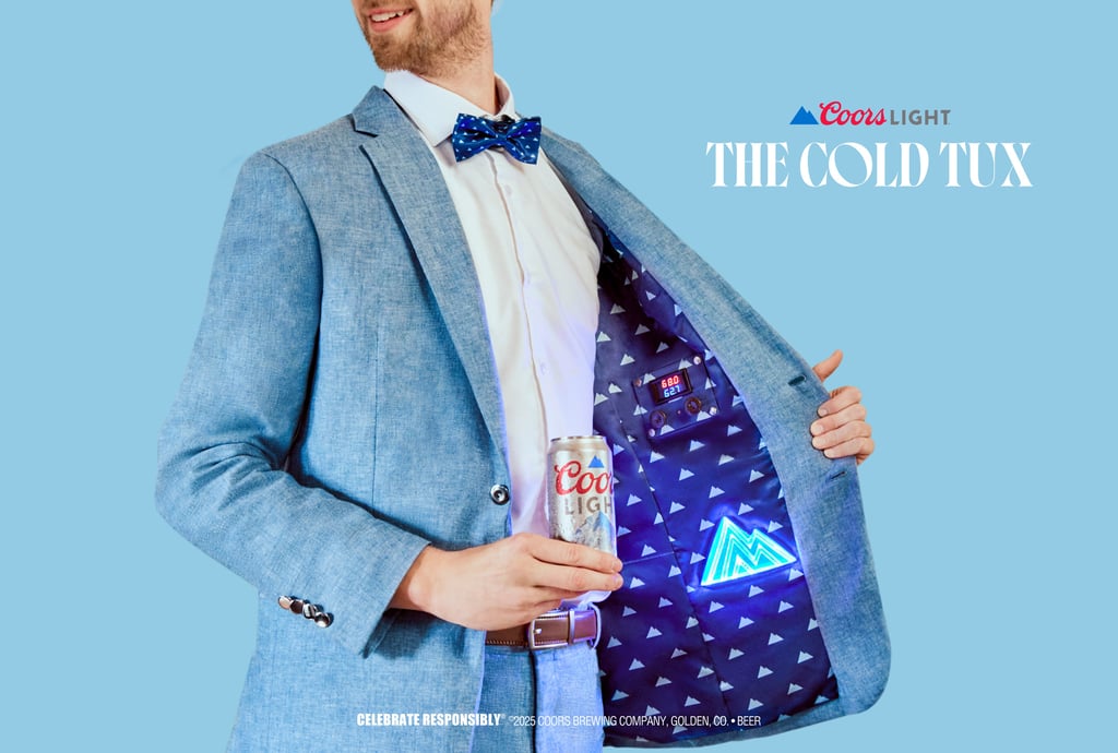 Choose Chill, Even When Saying “I Do”: Coors Light Unveils the Cold Tux, the First-Ever Tuxedo with Built-In Cooling Technology
