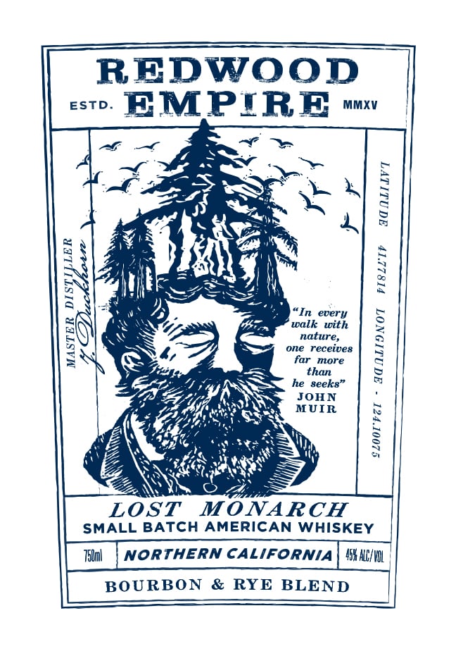 Redwood Empire The Lost monarch Bottles.