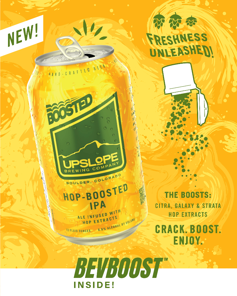 Upslope Adding Hop-Boosted IPA with Bevboost Inside