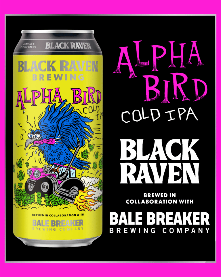 2025 Black Raven Bale Breaker Alpha Bird Cans
