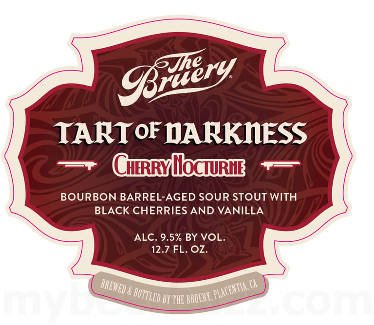 2025 The Bruery Tart Of Darkness Cherry Nocturne 12.7oz Bottles