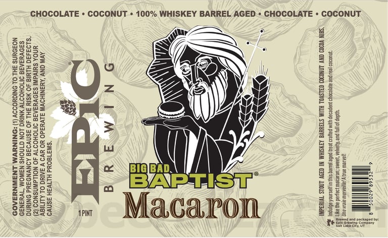 2025 Epic Big Bad Baptist Macaron 16oz Cans