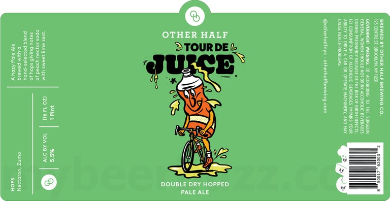 2025 Other Half Tour De Juice 16oz Cans