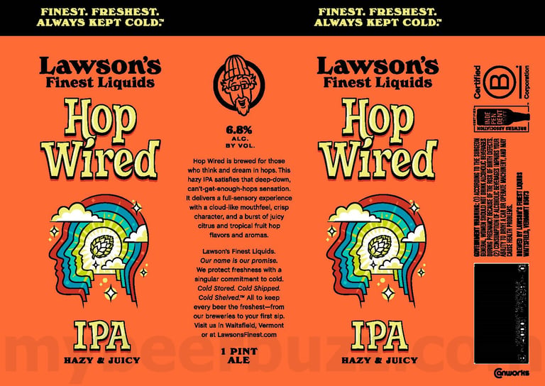 2025 Lawson's FInest Hop Wired 16oz Cans