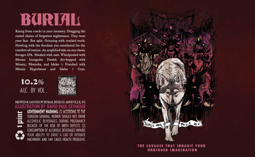 Burial Beer Adding The Savages That Inhabit Your Unhinged Imagination & Bayonet 10 Cans