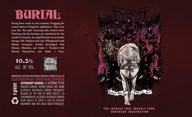 Burial Beer Adding The Savages That Inhabit Your Unhinged Imagination & Bayonet 10 Cans