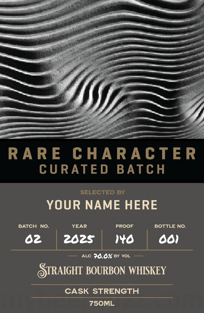 Rare Character Whiskey Curated Batch Straight Bourbon Whiskey