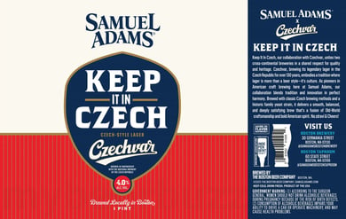 Samuel Adams & Czechvar Collaborate On Keep It In Czech Cans