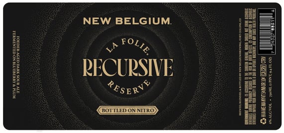 2025 New Belgium La Folie Reserve Recorsive 750ml Bottles