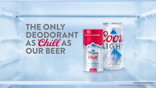 2025 Coors Light Dura Chill Deodorant