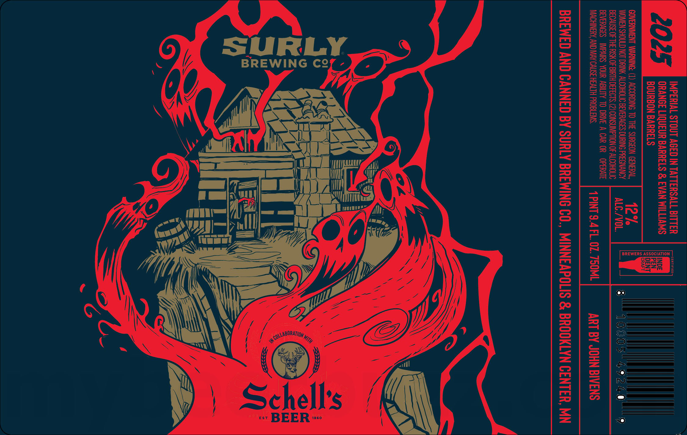 2025 Surly Schell's Imperial Stout 750ml Bottles