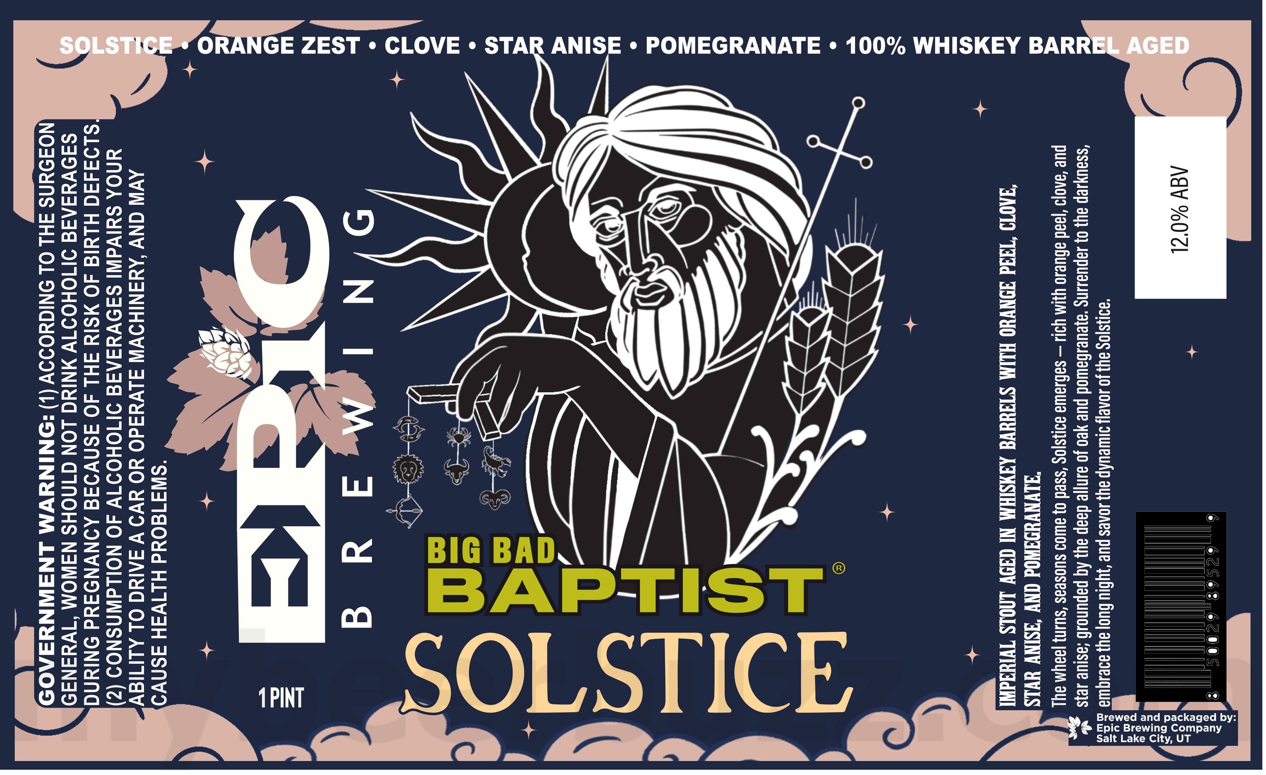 2025 Epic Brewing Big Bad Baptist Solstice Cans