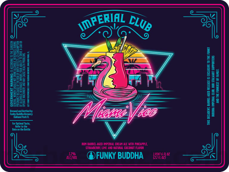2025 Funky Buddha Miami Vice Bottles