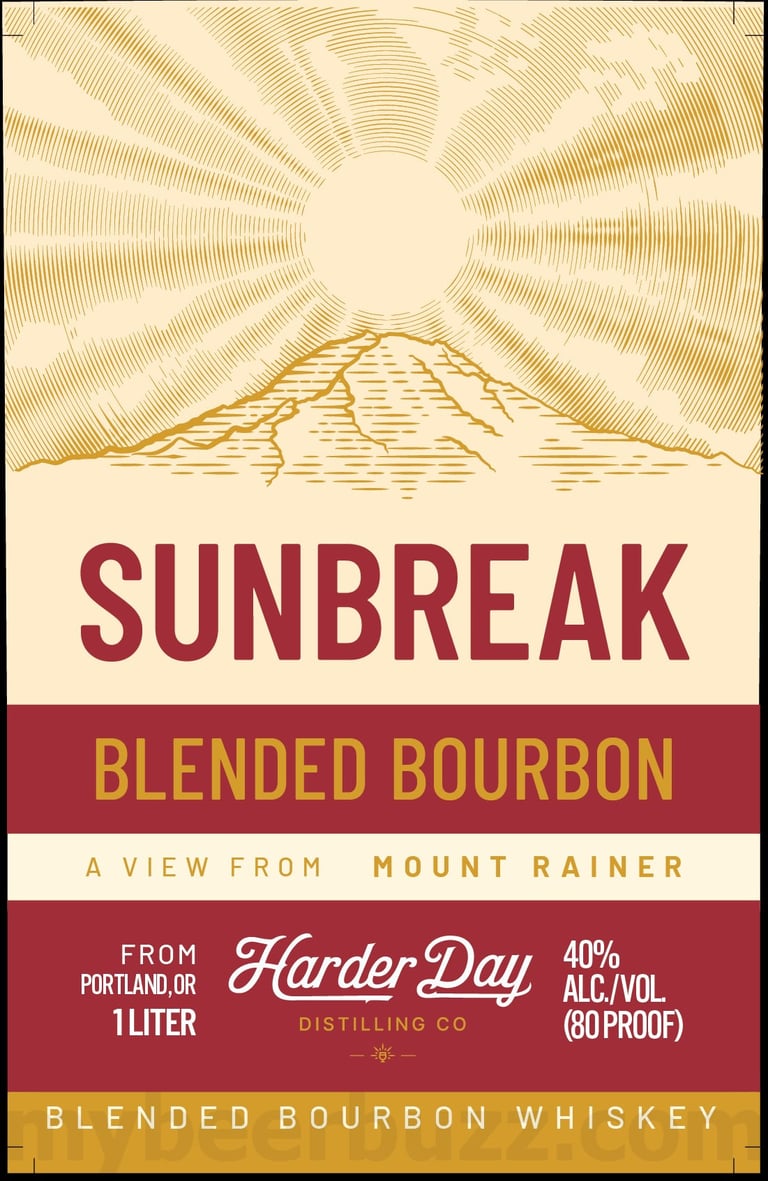 Harder Day Sunbreak Bourbon 1-Liter Bottles