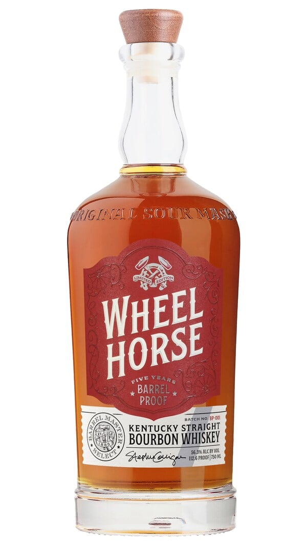 2025 Wheel Horse Whiskey Barrel Proof Bourbon Bottles