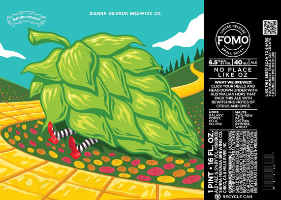2025 Sierra Nevada No Place Like Oz 16oz Cans.