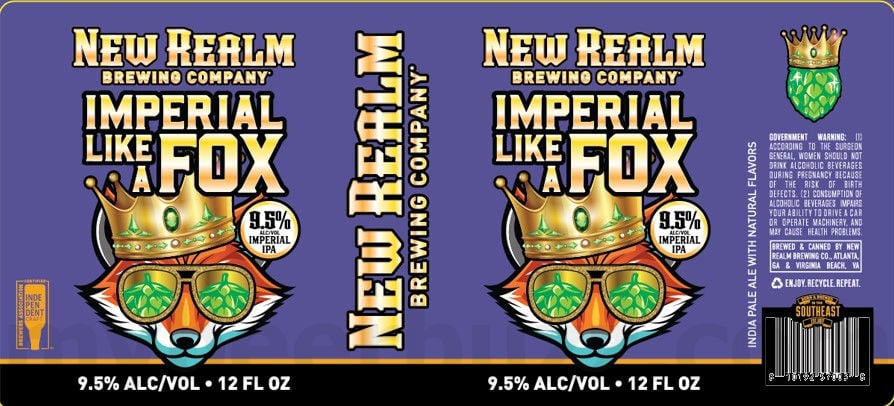New Realm Adding Imperial Like A Fox Cans