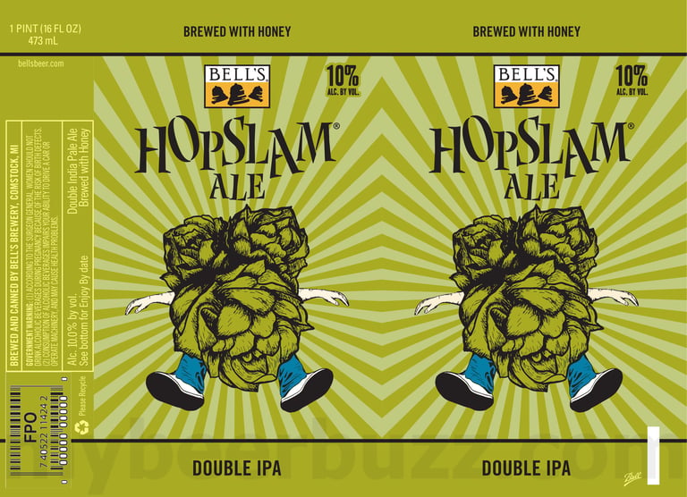 2025 Bell's brewery Hopslam 16oz Cans.