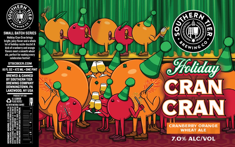 2025 Southern Tier Holiday Cran Cran 16oz Cans